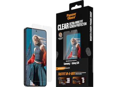 PanzerGlass ® Screen Protector Samsung New Galaxy S 2026 | Ultra-Wide Fit w. FASTFIT IN-A-BOX Samsung - New Galaxy S2026