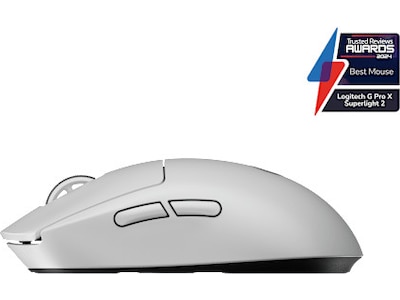 Logitech G PRO X SUPERLIGHT 2 - Mus - gaming - optisk - 5 knapper - trådløs - 2.4 GHz - USB Logitech LIGHTSPEED-modtager - hvid