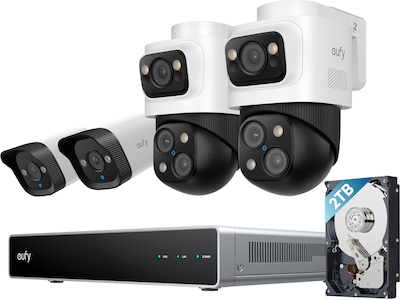 Eufy NVR Security System S4 overvågningskamera (4 kameraer)