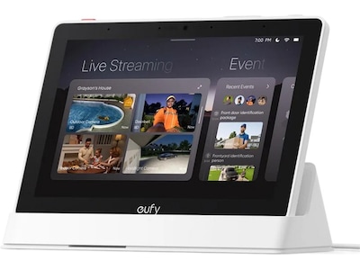 Eufy T87A03W1, Hvid, Berøring, LCD, 20,3 cm (8), 1280 x 800 pixel, Ledningsført