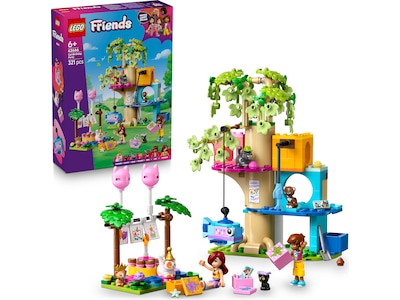 LEGO ® Friends - Katte-fødselsdagsfest og træ... 42666 - 321 Dele
