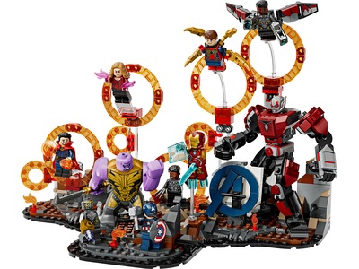 LEGO 76323 Marvel Super Heroes Avengers: Endgame final showdown - GEEKD.dk