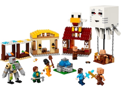 LEGO - Minecraft - The Ghast Balloon Village Attack (21273) - GEEKD.dk