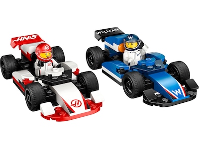 LEGO City F1 Williams Racing & Haas F1 racerbiler 60464