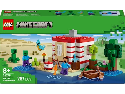 LEGO - Minecraft - The TNT Jungle House (21275) - GEEKD.dk