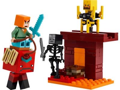 LEGO 21266 Minecraft The Lava Duel in the Nether - GEEKD.dk