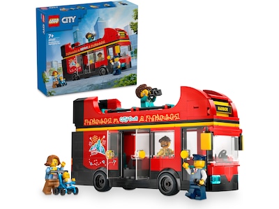 LEGO City Fantastiske fartøjer 60407 - Rød dobbeltdækker turistbus