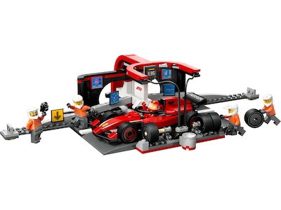 LEGO City F1 depotstop & depotteam med Ferrari bil 60443