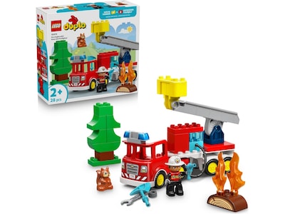 LEGO DUPLO Town – Brandbil med slange og brandmand (10473)
