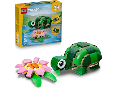 LEGO ® Creator - Skildpadde Med Åkandeblomst 31377 - 3-i-1 - 124