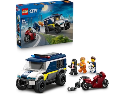 LEGO ® City - Politivogn Til Fangetransport 60479 - 198 Dele
