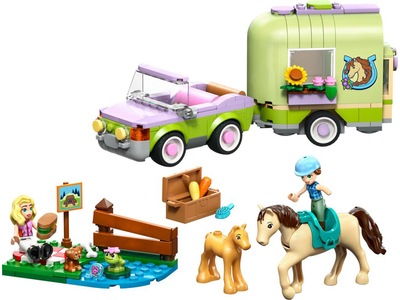 LEGO Friends heste- og følvogn 42695