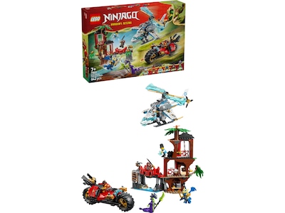 LEGO Ninjago action i ninjaernes træhytte 71857