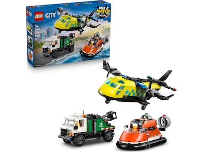 LEGO City Great Vehicles fly-, servicebil- og luftpudebåd-remix 60505