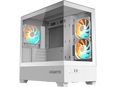 GIGABYTE C201 PANORAMIC ICE - Kabinet - Tower - Sort