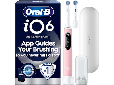 Oral-B Eltandbørste iO6 Series Pink Sand Sensitive + 1 Extra Refill