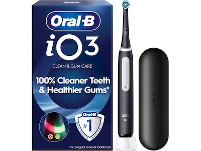 Braun Oral-B Elektrisk Tandbørste iO Series 3 Sort Hvid