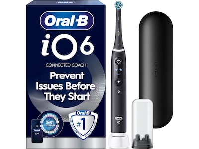 Oral-B Eltandbørste iO6 Black Lava + 1 Extra Refill