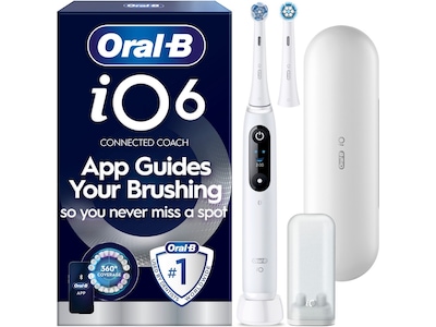 Oral-B Eltandbørste iO6 White + 1 Extra Refill