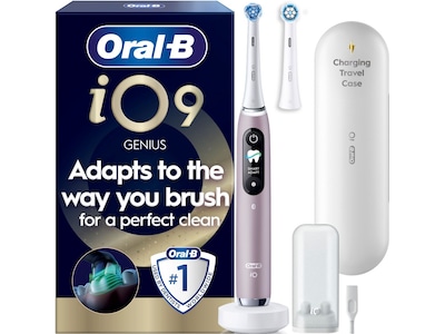 Oral-B Eltandbørste iO9 Rose Quartz + 1 Extra Refill