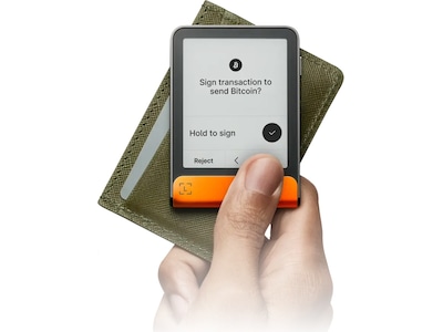 Ledger Flex Orange Crypto Hardware Wallet with Recovery Key