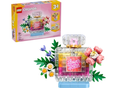 LEGO Creator 3-i-1 31383 - Blomsterduft parfume­flaske byggesæt (286 dele)