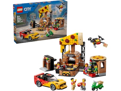 LEGO City Pizzalevering med køretøj 60496