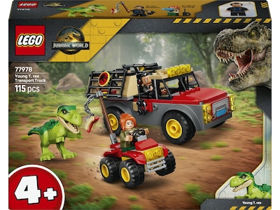 LEGO® Jurassic World 77978 Transportlastbil med Ung T-Rex - 115 Dele (4+år)