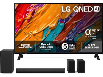 LG 65'' QNED7E AI 4k 65QNED7EA6B (2025) + soundbar