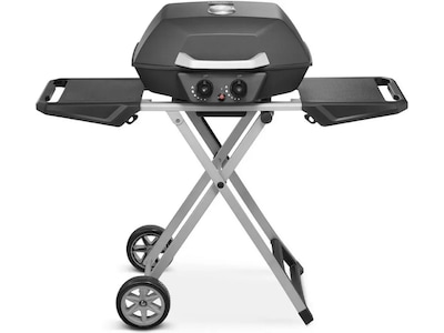 Bærbar gasgrill med dobbeltbrænder 4,5 kW
