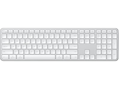 Satechi Slim EX3 - keyboard - multi-connection for efficient typing full size - QWERTY - Nordic - silver Input Device - Tastatur - Nordisk - Sølv