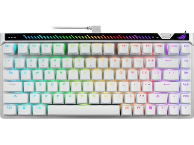 ASUS ROG Falchion Ace 75 HE - Gaming Tastatur - Uden Numpad - Nordisk - Hvid