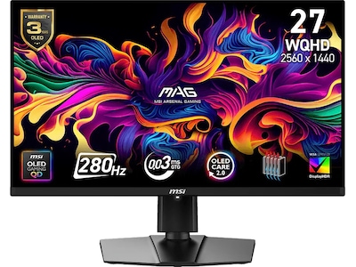 MSI MAG 271QP X28 27" 2560 x 1440 (2K) HDMI DisplayPort USB-C 280Hz