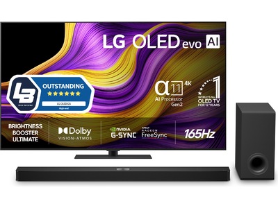 LG 65" G5 AI 4K OLED Smart TV (2025) + soundbar