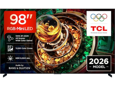 TCL RM9L 98” RGB-Mini LED 4k Smart TV (2026)