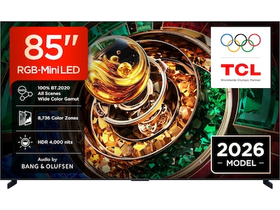 TCL 85" RM9L RGB-Mini LED 4K Smart TV (2026)