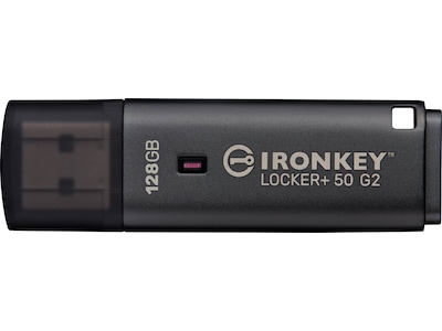 Kingston IronKey Locker+ 50 G2 128GB USB-nøgle