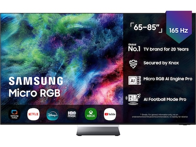 Samsung 75" R95H Micro RGB 4K Smart TV (2026)