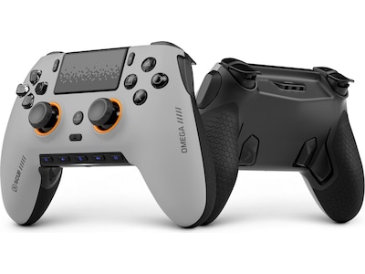 Scuf Omega Wireless Preconfigured Controller - Light Gray - Wireless Controller - Sony PlayStation 5