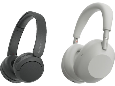 Sony WH-1000XM6 trådløse hovedtelefoner, Over-Ear (sølv) + Sony WH-CH520