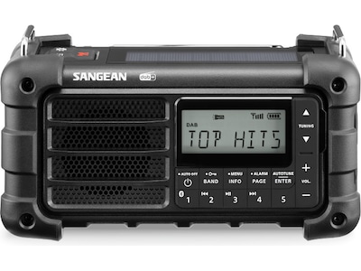Sangean MMR-99 - Bluetooth - Handcrank - Solar Radio - DAB/DAB+/FM - Mono - Sort