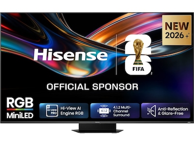 Hisense 65" UR9S RGB MiniLED 4K Smart TV (2026)