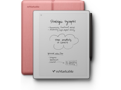 reMarkable Paper Pure 10,3" + Marker Plus + Sleeve Folio (desert pink)