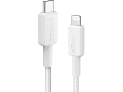Anker 322 PowerLine USB-C til Lightning 1,8m kabel (hvid)