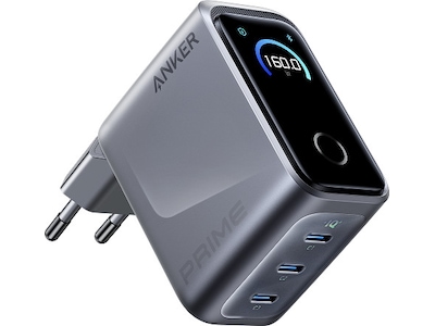 Anker Prime 160W 3 porter lader (sølv)