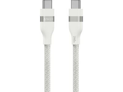 Anker 240W USB-C flettet kabel 1,8m (hvid)