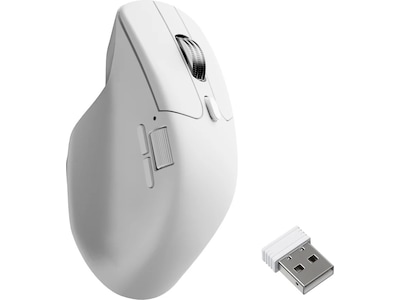 Keychron M6 trådløs optisk mus (hvidt)