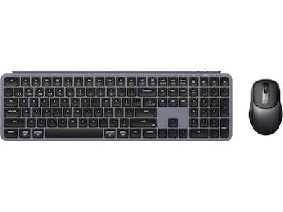 Keychron B6 Pro & BM24 Keyboard & Mouse Wireless Combo - Tastatur & Mus sæt - Nordisk - Sort