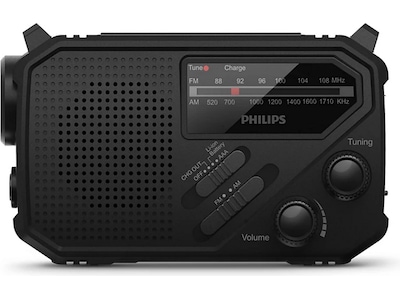 Emergency Radio, SolarCell, Flashlight, Hand crank