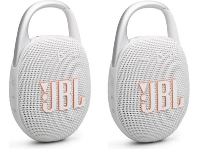 JBL Clip 5 Trådløs bluetooth højttaler (hvid)